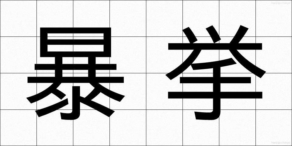 暴挙 (ぼうきょ)
