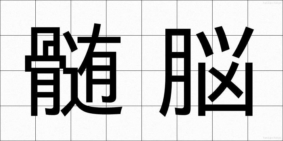 髄脳 (ずいのう)