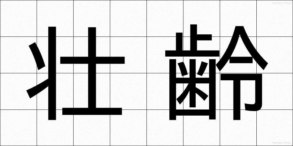 壮齢 (そうれい)