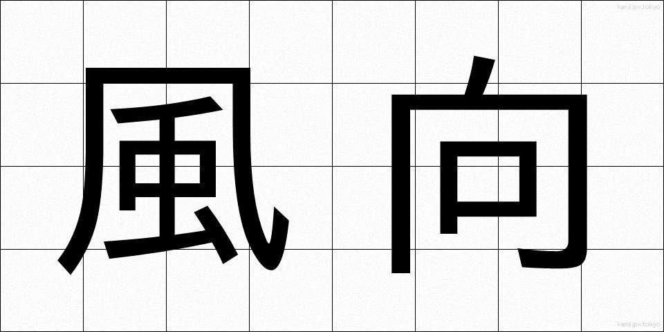 風向 (ふうこう)