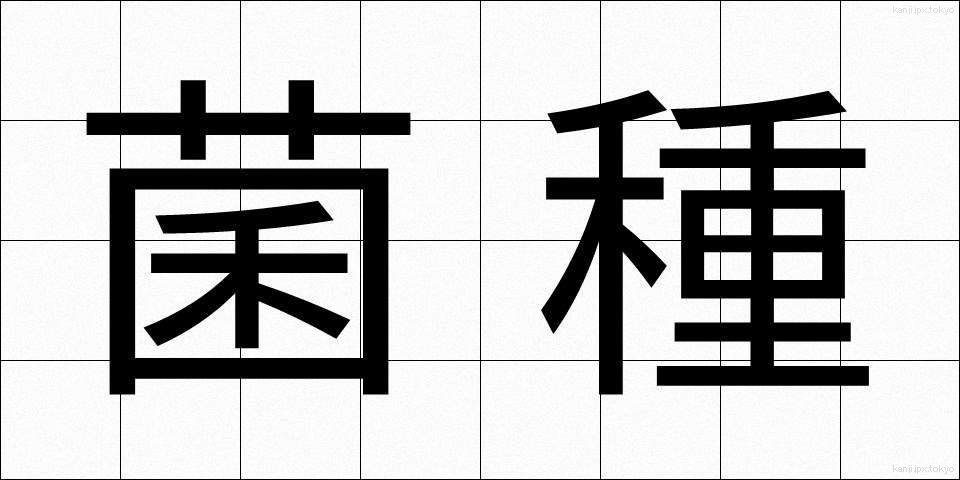 菌種 (きんしゅ)