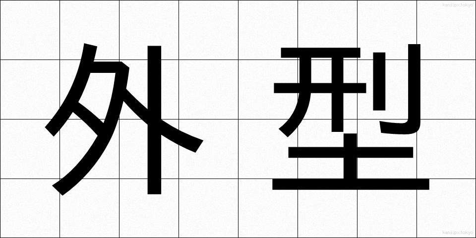 外型 (がいけい)