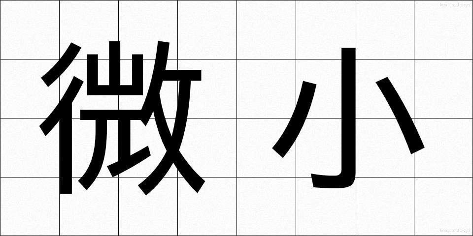 微小 (びしょう)