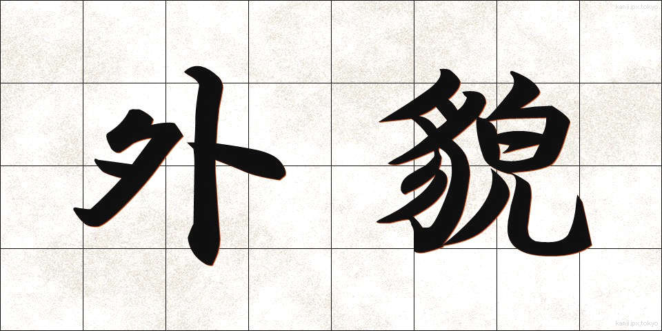 外貌 (がいぼう)