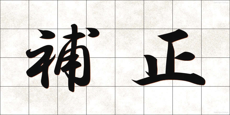 補正 (ほせい)
