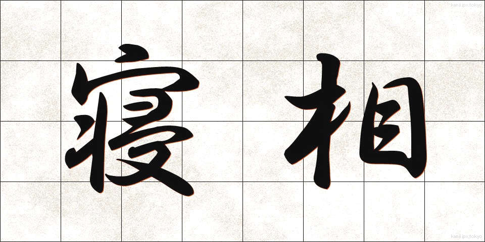 寝相 (ねぞう)