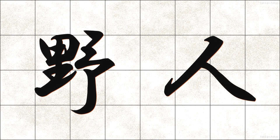野人 (やじん)