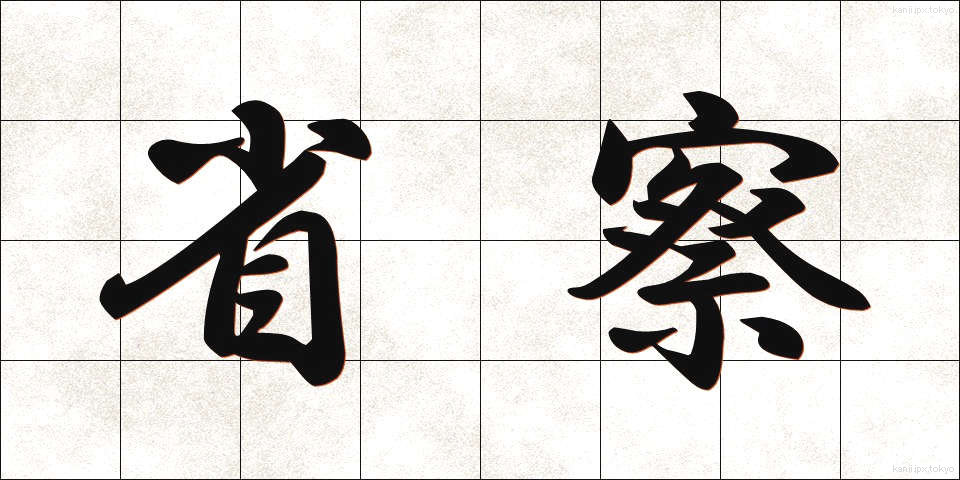 省察 (せいさつ)
