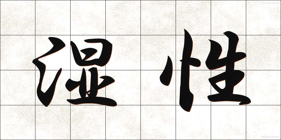 湿性 (しっせい)