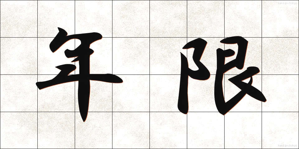 年限 (ねんげん)