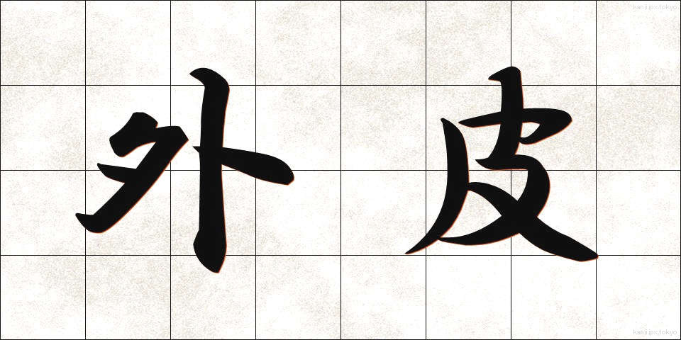 外皮 (がいひ)