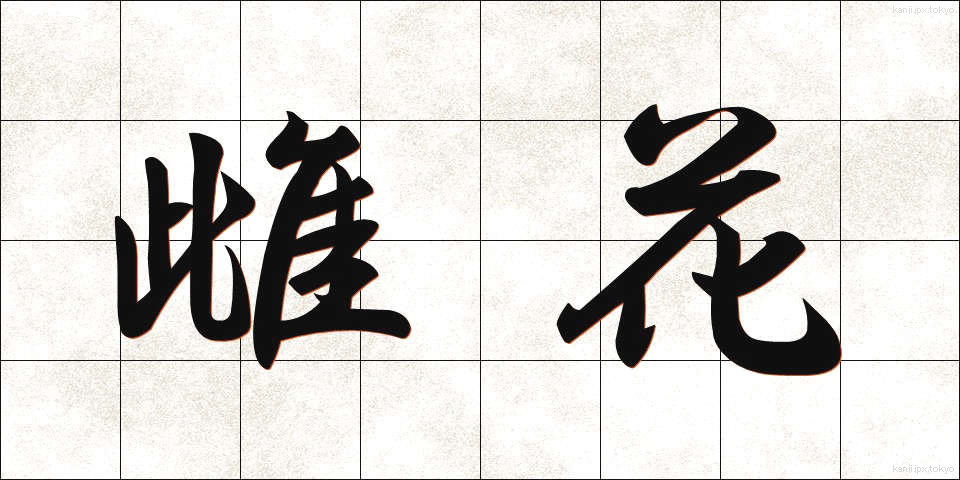 雌花 (めばな)