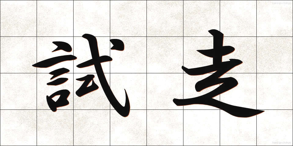 試走 (しそう)