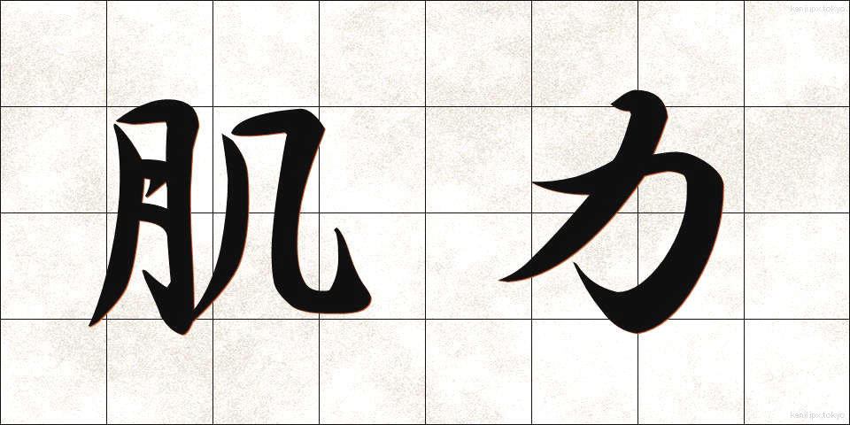 肌力 (はだりょく)