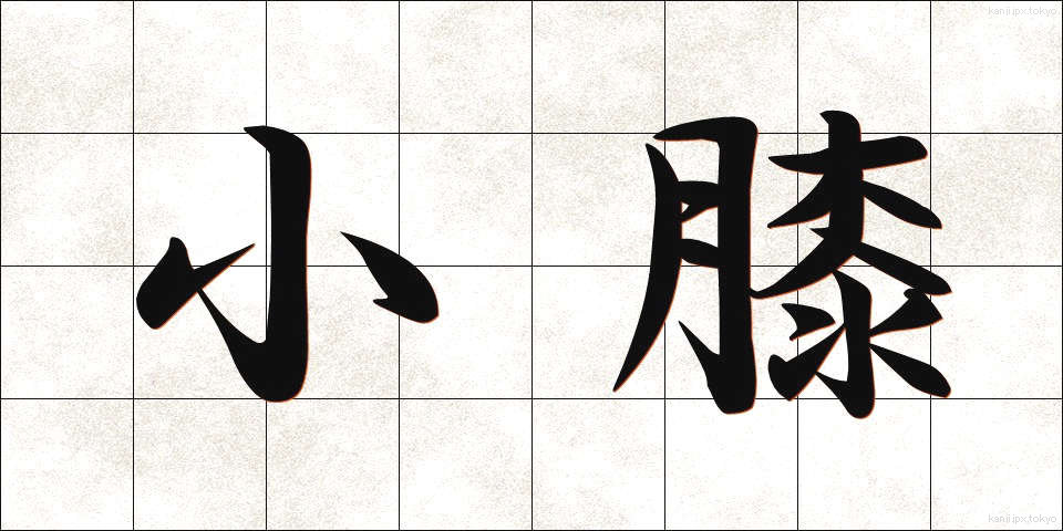 小膝 (こひざ)