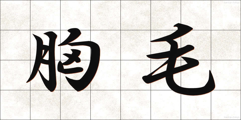 胸毛 (むねげ)