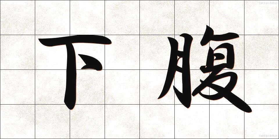 下腹 (かふく)