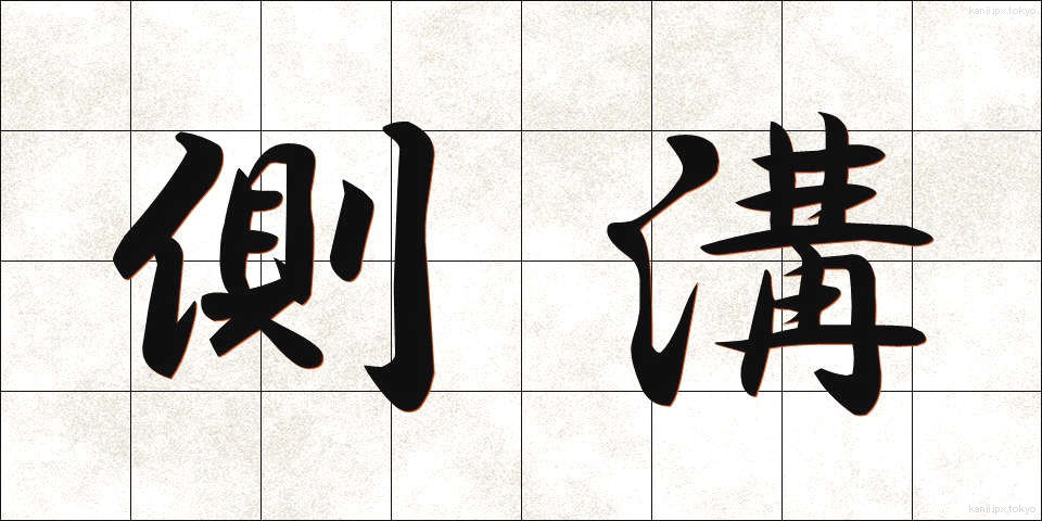側溝 (そっこう)
