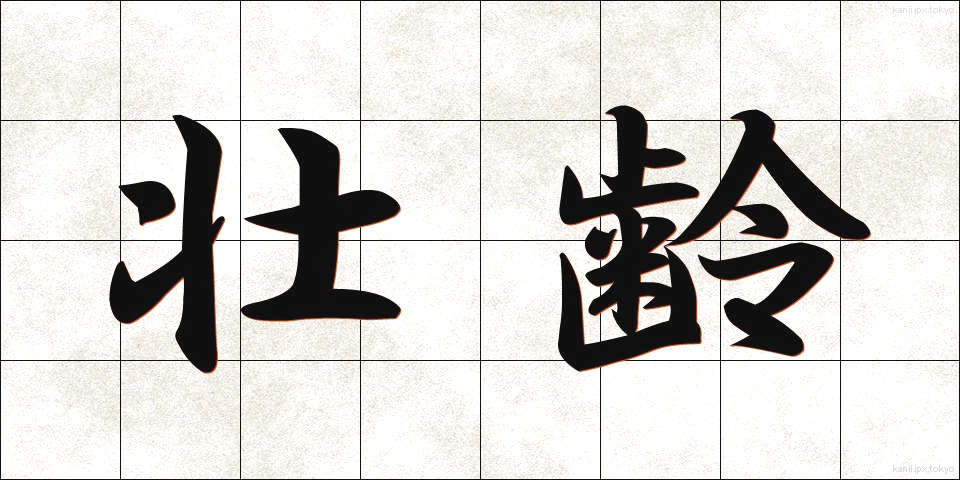 壮齢 (そうれい)