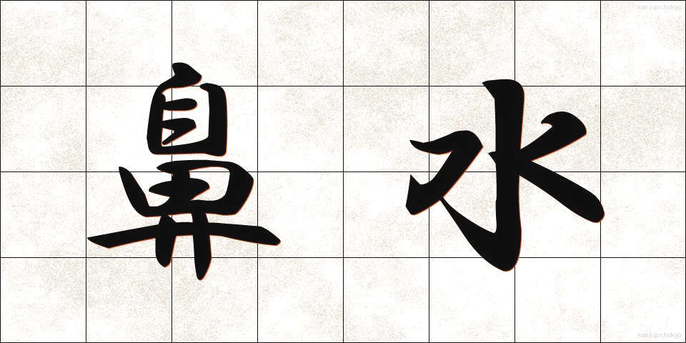 鼻水 (はなみず)