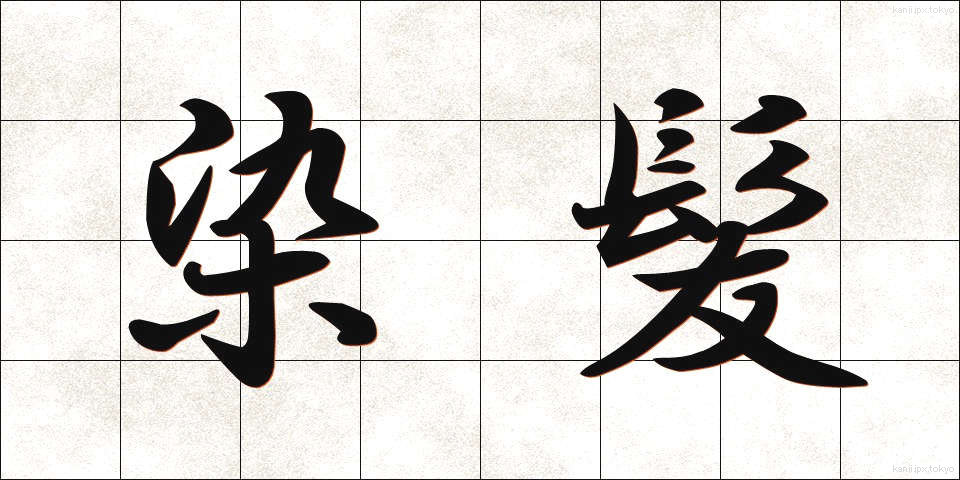 染髪 (せんぱつ)