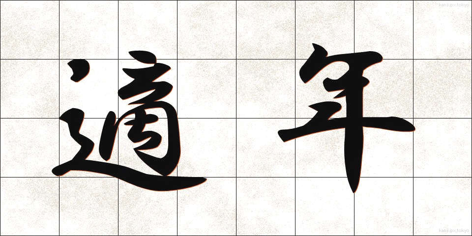 適年 (てきねん)