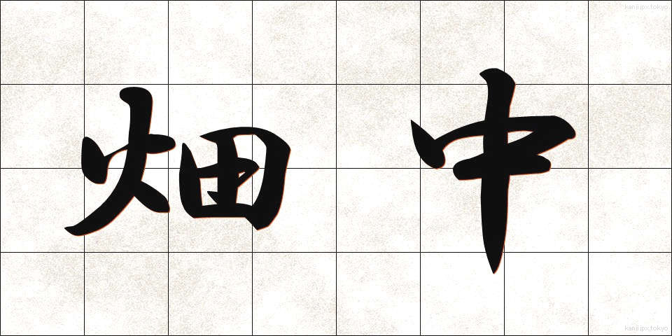 畑中 (はたなか)