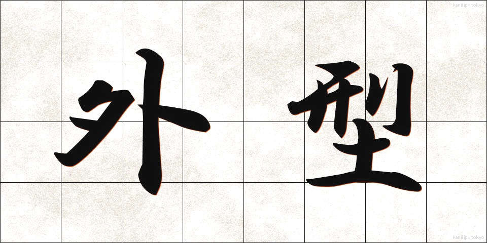 外型 (がいけい)