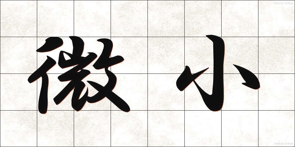 微小 (びしょう)