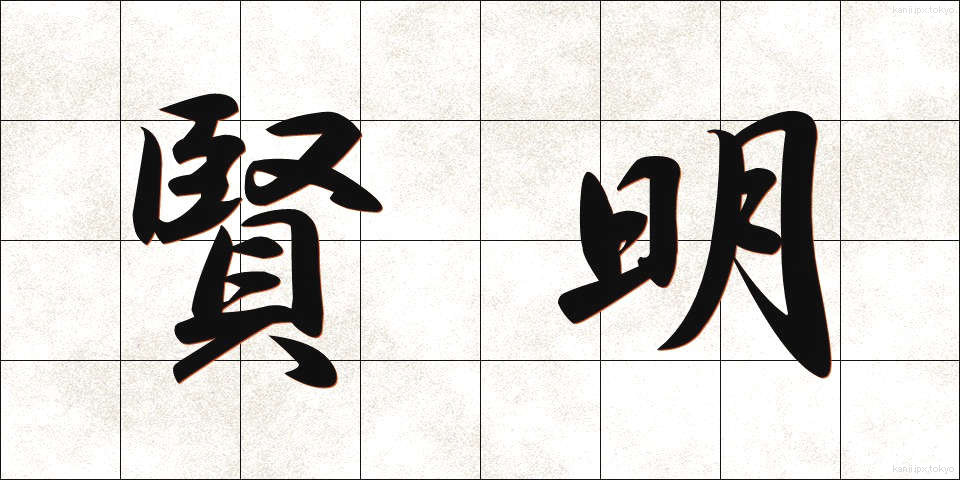 賢明 (けんめい)