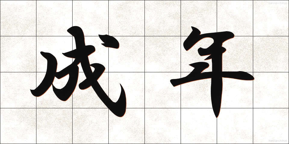 成年 (せいねん)