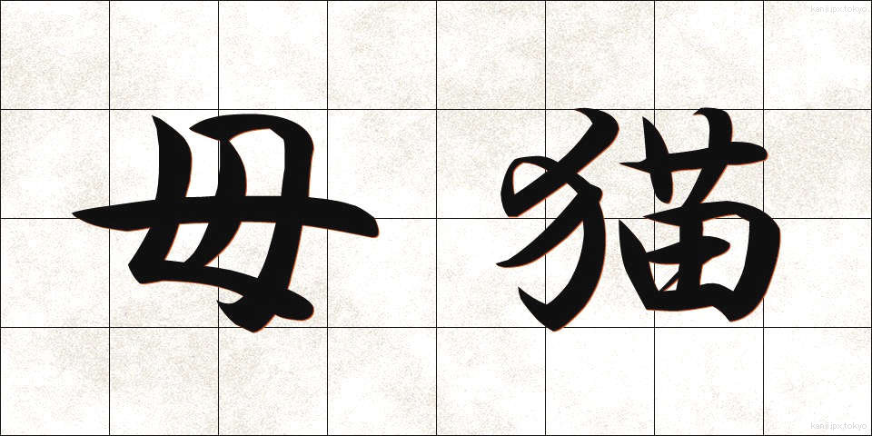 母猫 (ぼびょう)