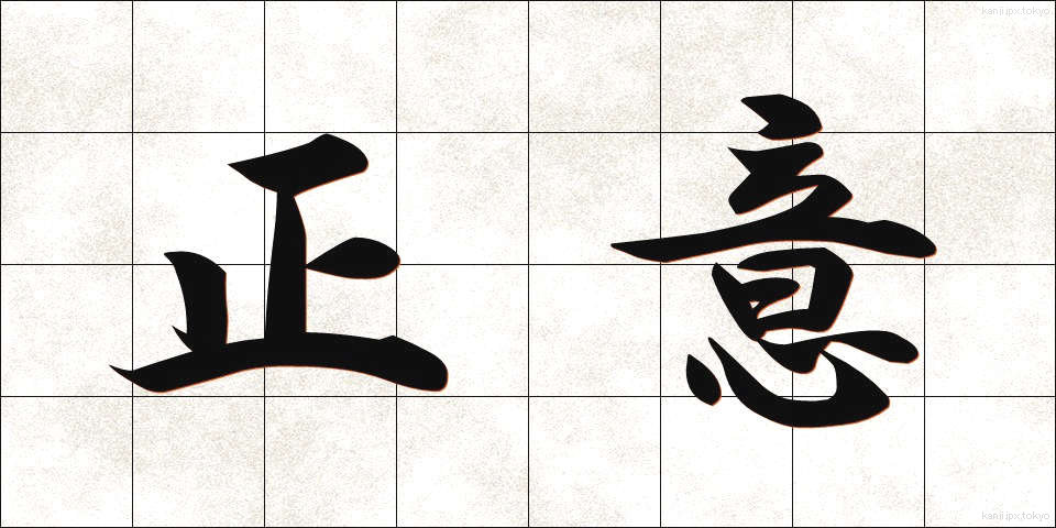 正意 (せいい)