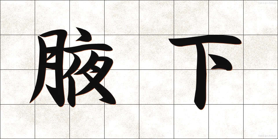 腋下 (わきした)