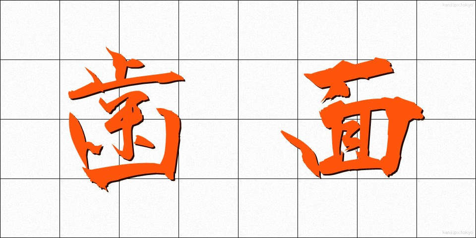 歯面 (しめん)