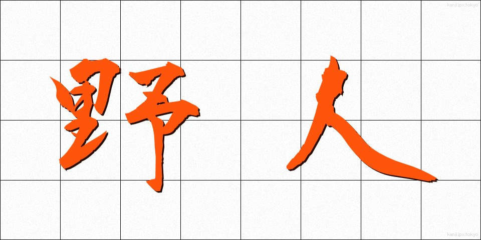 野人 (やじん)
