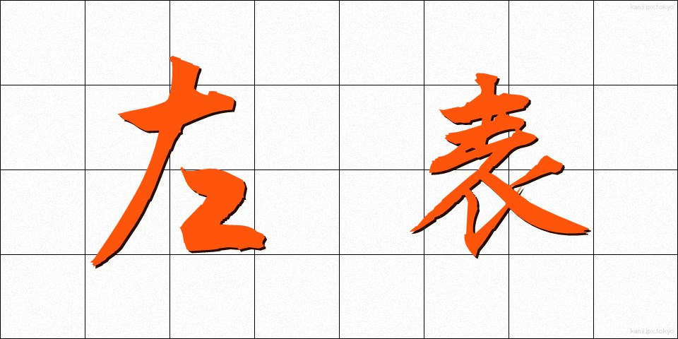 左表 (さひょう)