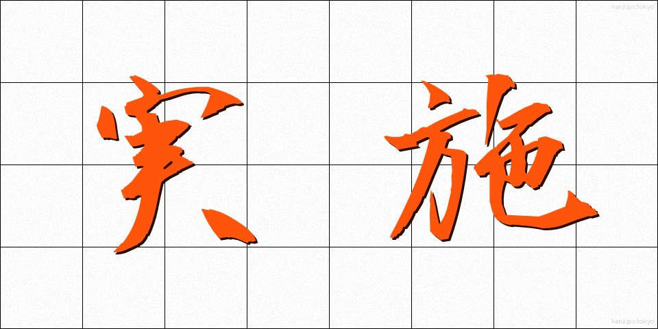 実施 (じっし)