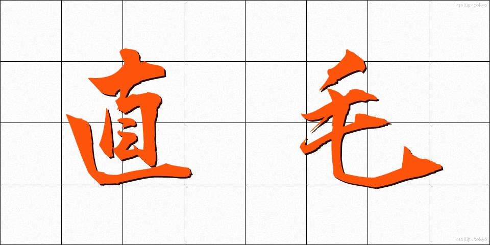 直毛 (ちょくもう)