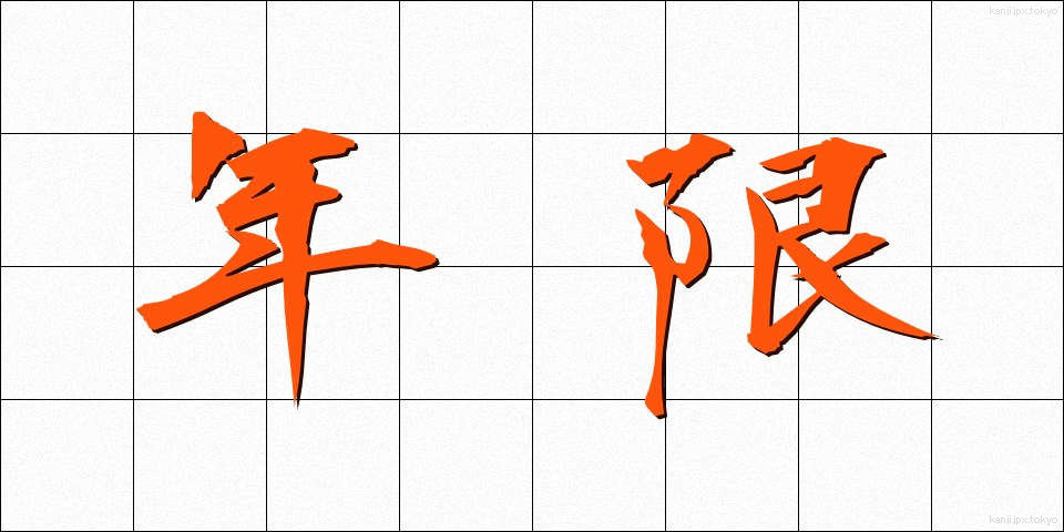 年限 (ねんげん)