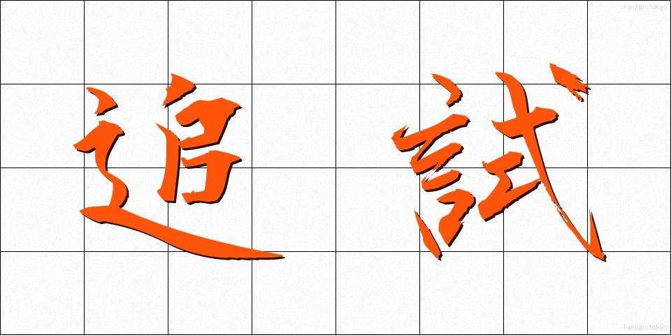 追試 (ついし)