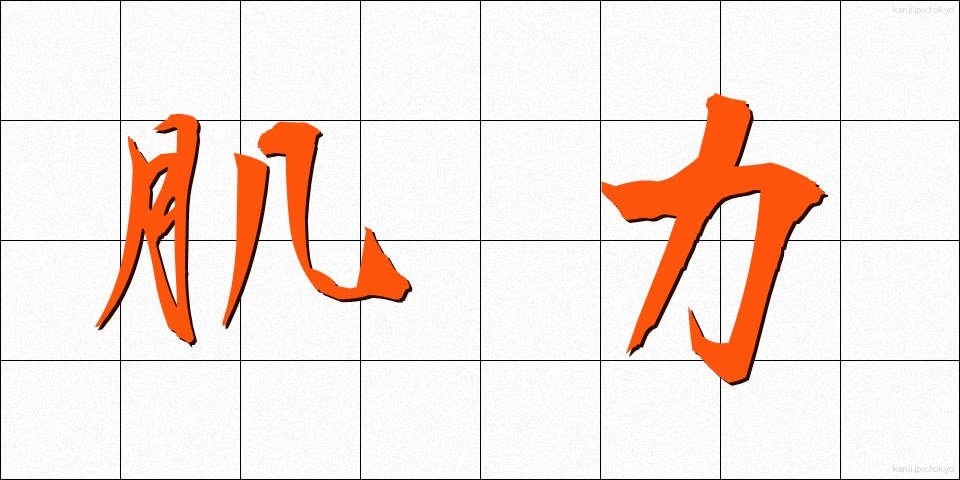 肌力 (はだりょく)
