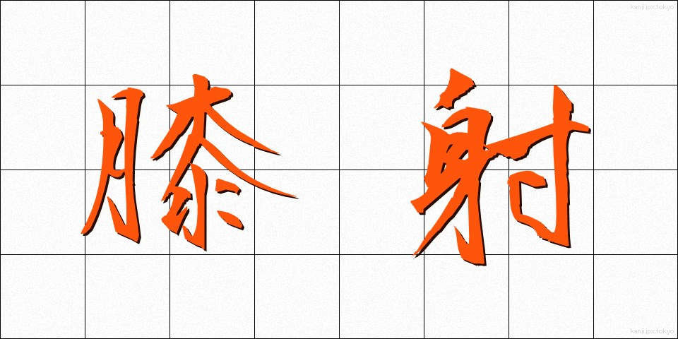 膝射 (しっしゃ)