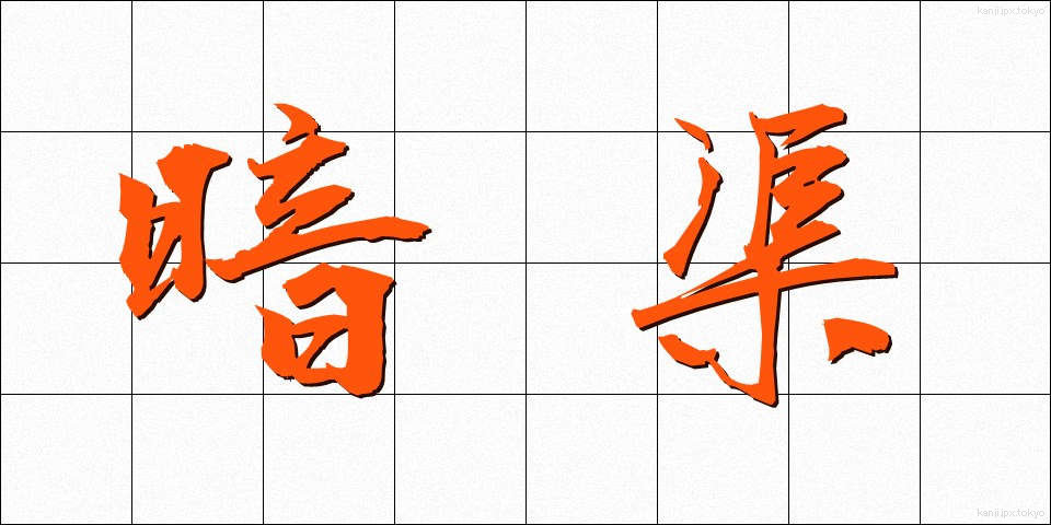 暗渠 (あんきょ)