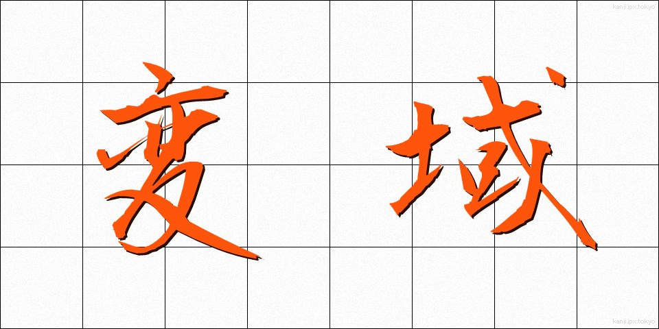 変域 (へんいき)