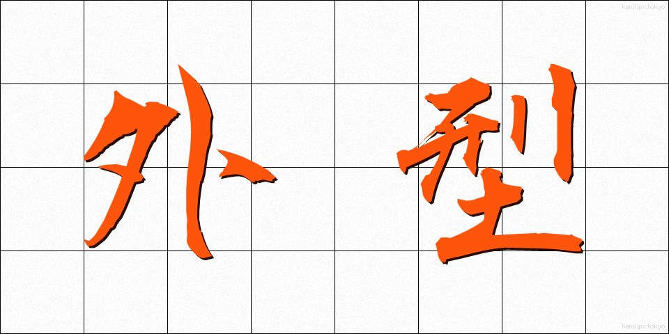 外型 (がいけい)