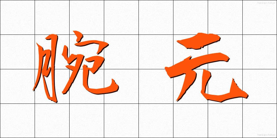 腕元 (うでもと)