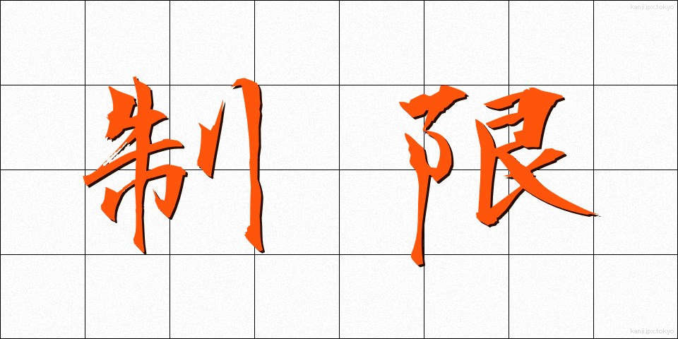 制限 (せいげん)