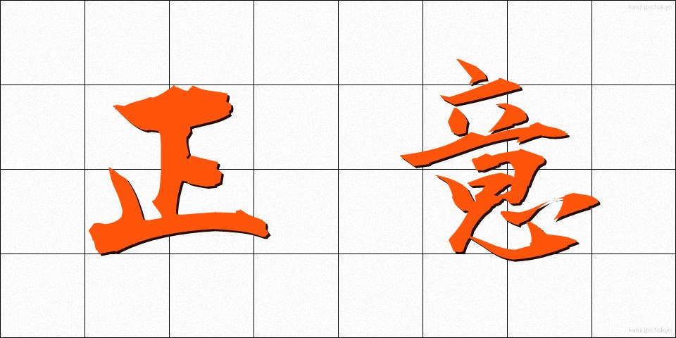 正意 (せいい)