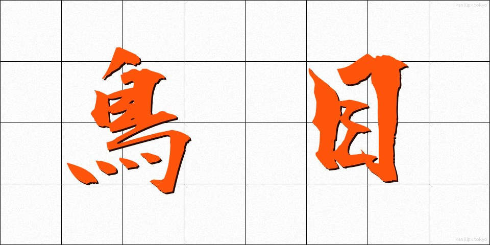 鳥目 (とりめ)